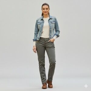 KUHL Women's Size 8 REG Olive Cargo Pants Zip‎ Ankles Outdoor Hiking Travel